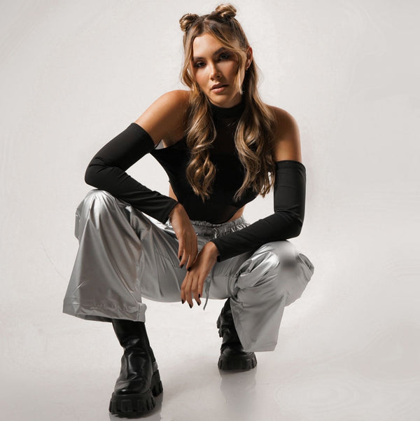 Reflective Pant in Silver